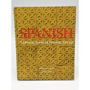 Spanish Listening Speaking Reading Writing 1970 Segreda Harris HC Textbook VTG